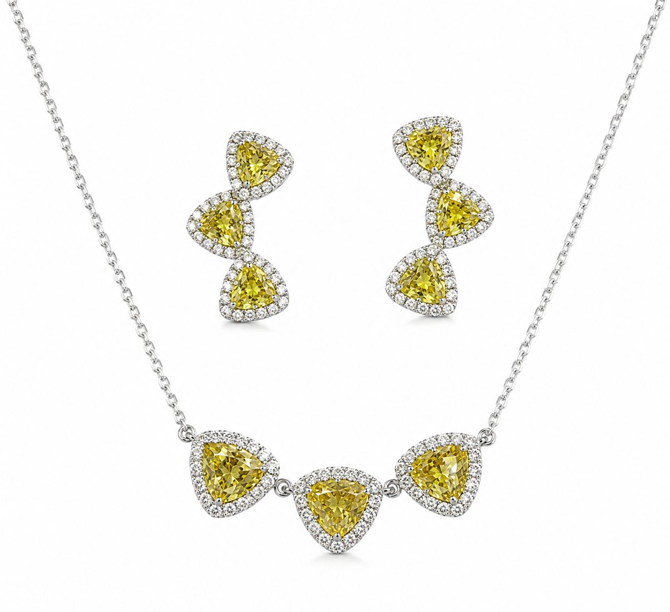 Conjunto Yellowstone coleção Lumière — conjunto em fundo branco