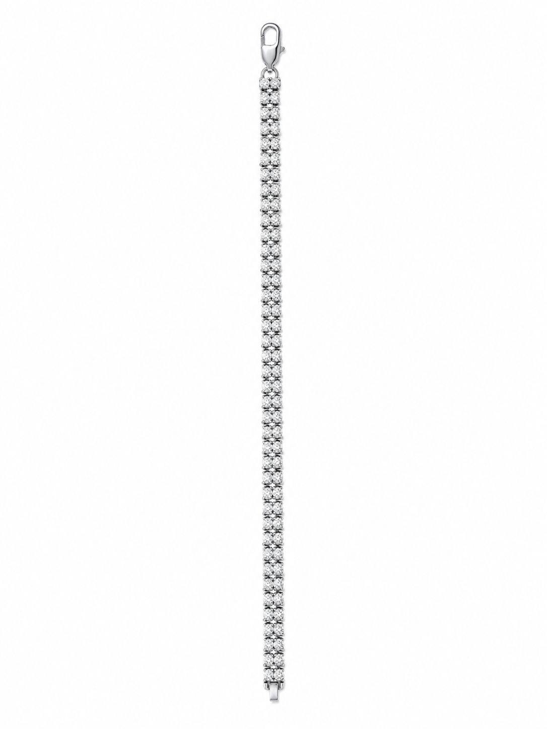 Pulseira Cravejada Zircônia coleção Lumière — peça em fundo branco